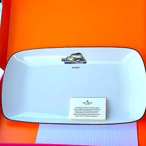 KATE SPADE NEW YORK LENOX HORS D’OEUVRES TRAY NEW CONCORD SQUARE CAUSE A STIR